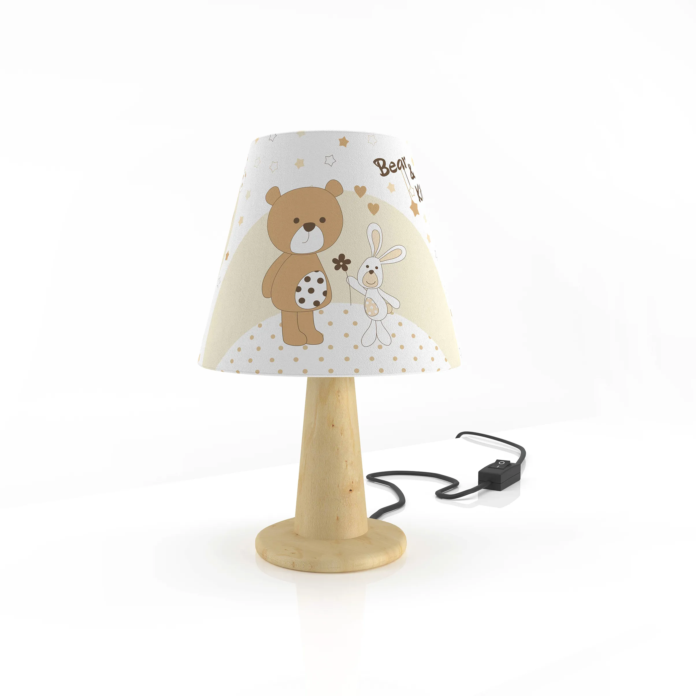 آباژور مخروطی Bear And Kite